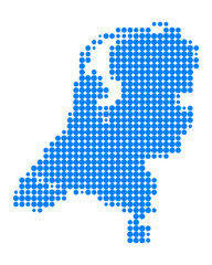 Fototapeta premium Karte der Niederlande