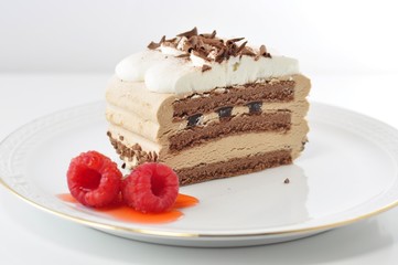 cappuccino cream cake