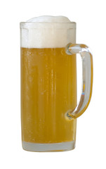 beer mug on a white