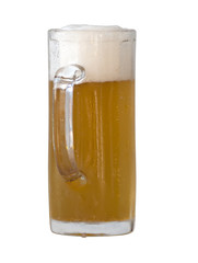 beer mug on a white