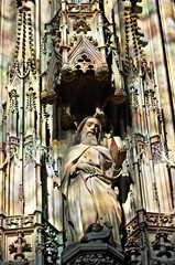 Statue of saint, Sephansdom Vienna
