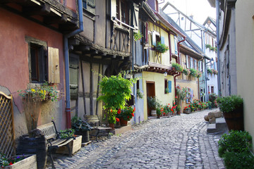 Fototapeta na wymiar Średniowieczna uliczka