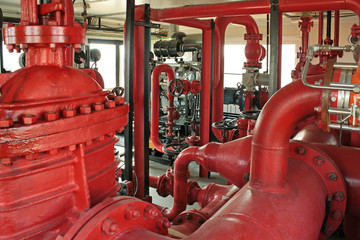 Fire pump.