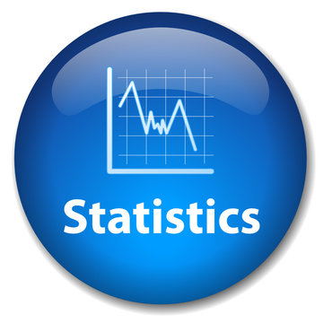 STATISTICS Web Button (diagram chart graph analysis mathematics)