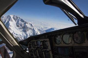 mountain from the air