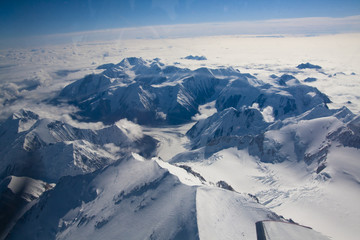 mountains from the air