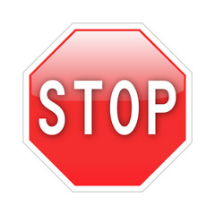 Stop sign vectro