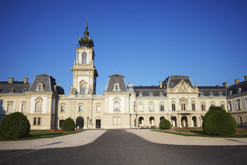 Fototapeta na wymiar Palace in baroque style in Europe