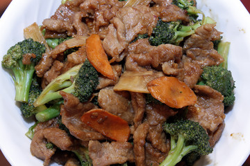 Chinese Food Beef with Broccoli