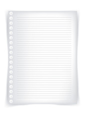 School sheet of paper