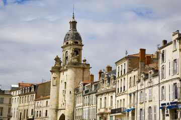 Fototapeta premium france; 17; la rochelle : grosse horloge