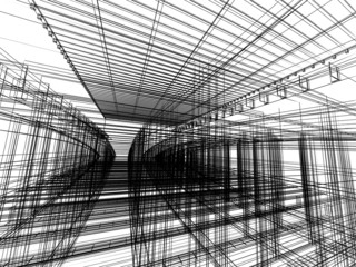 abstract modern architecture