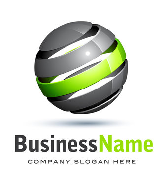 Business logo design 3D