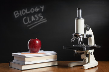 Biology class concept