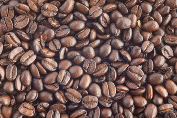 Roasted coffee beans
