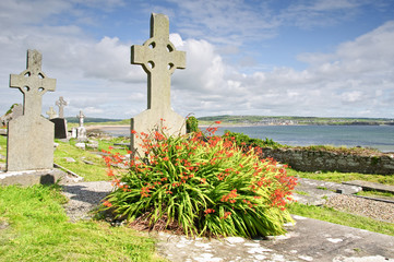 ancient celtic burial grave site west coast ireland