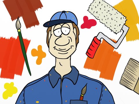 Imbianchino Photos Royalty Free Images Graphics Vectors Videos Adobe Stock