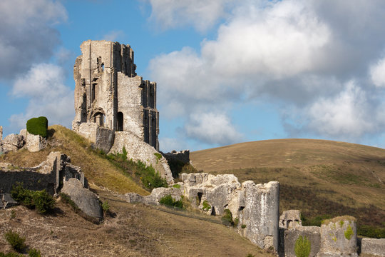 Corfe Castle in S&uuml;dengland