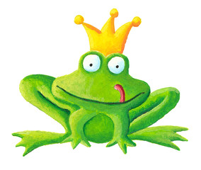 Obraz premium The Frog Pprince