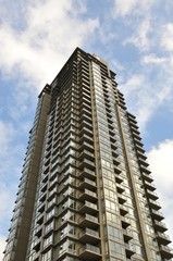 High rise building view in Canada