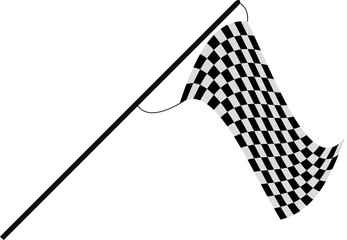 Zielflagge Start - Ziel