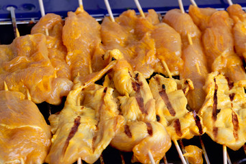 Putenfleisch am Grill