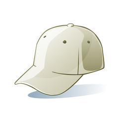 fully editable vector illustration of isolated hat