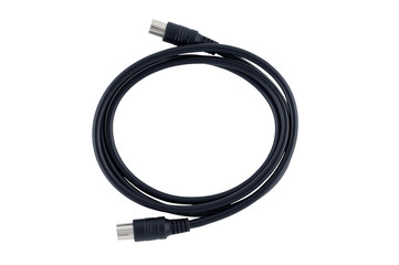 Video cable isolated  on white background.