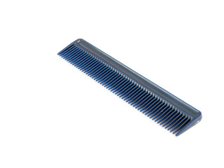 Blue plastic comb