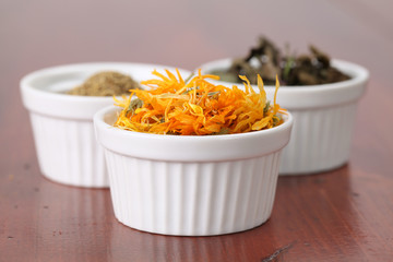 Tea collection - pot marigold