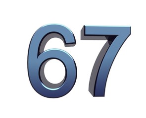 Zahl 67