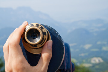 Mountains Seen through a Monocular