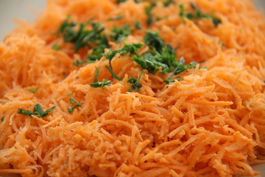 Salade de carottes rap&eacute;es