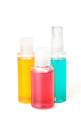 Obraz na płótnie Canvas liquid soap, gel, shampoo, oil