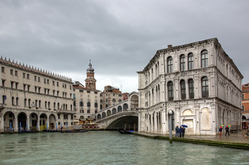Fototapeta na wymiar Rialto Bridge, Venice