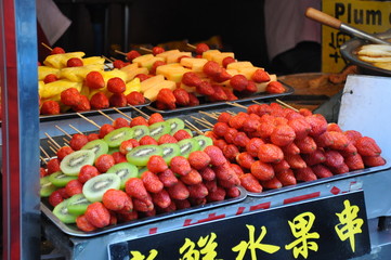 Strawberry and Kiwi sticks