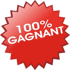 bouton 100% gagnat