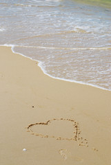amour à la plage