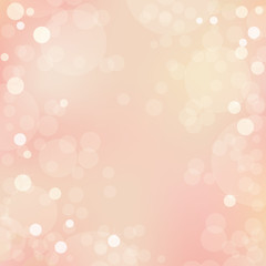 Beautiful Vector Background With Bokeh