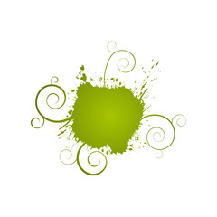 Spring floral grunge