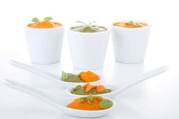 verrines et mise en bouche