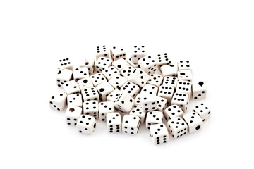 dices isolated on white