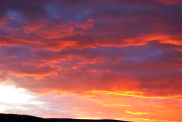 Evening decline