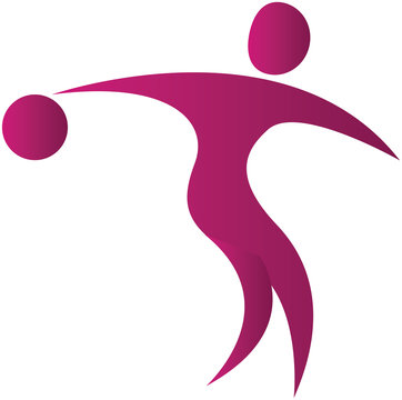 recommend clip art: human about to roll the bowling ball