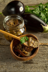 grilled preserved eggplants- conserva di melanzane