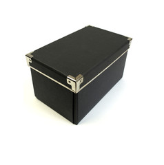 Black box isolated on white background