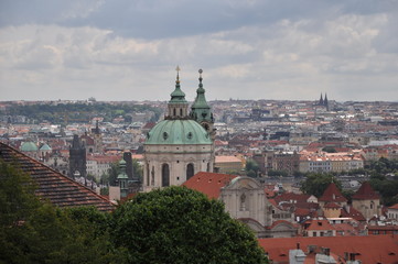 Fototapeta na wymiar Prag und St. Nikolaus Dom
