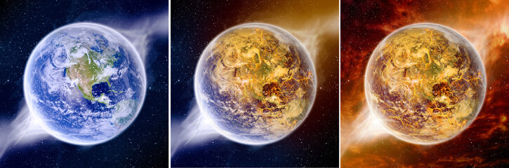 Effect of global warming on Earth pack