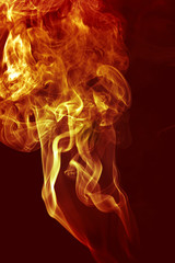 Obraz premium Abstract background of beautiful color smoke waves.