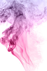 Abstract background of beautiful color smoke waves.